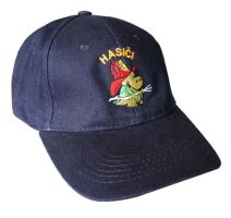 Cap with dragon emblem