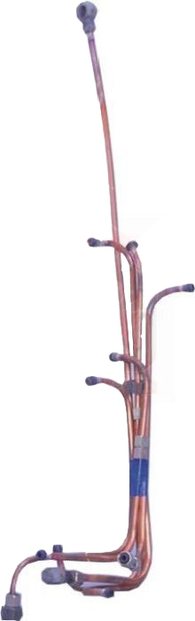 Copper pipes set - 