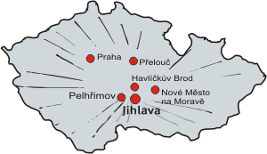 mapa ČR