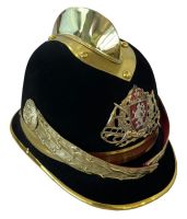 Historical firefighter helmet