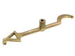 Hydrant actuating key - brass