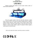 návod - výstražné světlo LTE565-2