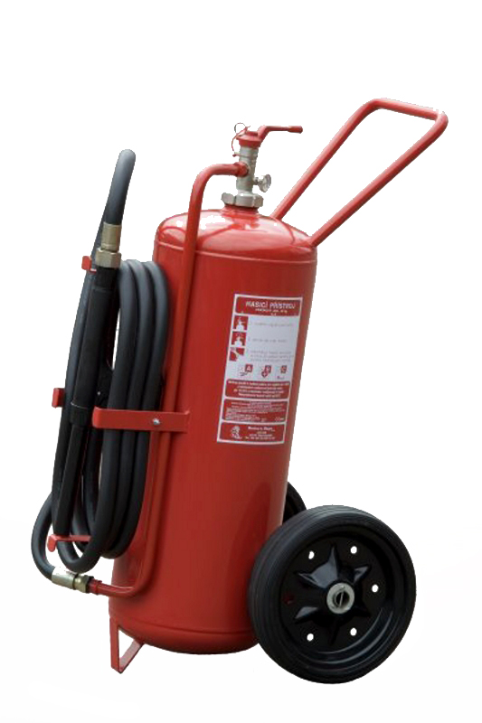 P50Te (pojízdný) - práškový hasicí přístroj - 