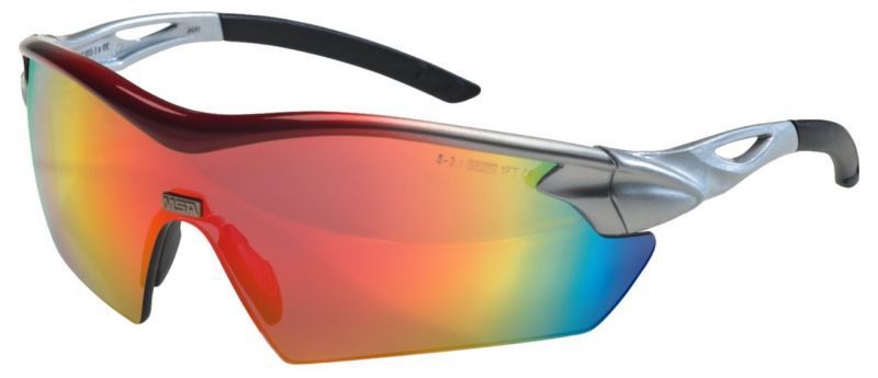 Pracovní brýle MSA Racers red rainbow skla - 