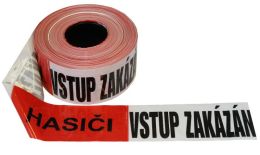 Red-white demarking tape with printing, 500m