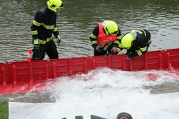 Two-chamber anti-flood bag