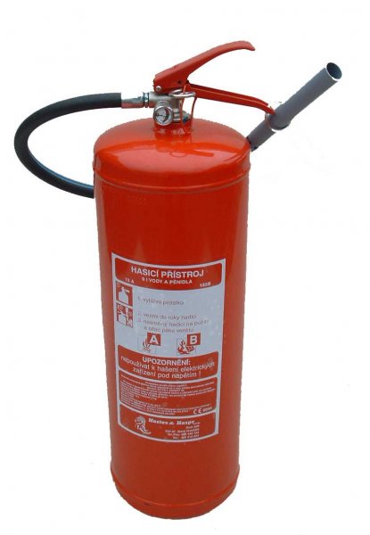 VP9TNC/P foam extinguisher - stainless vessel - 